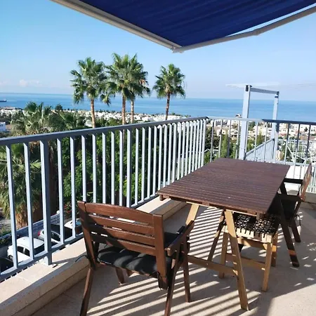 公寓 Two Br Sea View With Balcony And Pool Paphos *